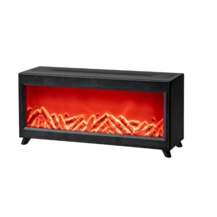 Şömine Modeli Işıklı Difüzör Ayaklı Kumandalı