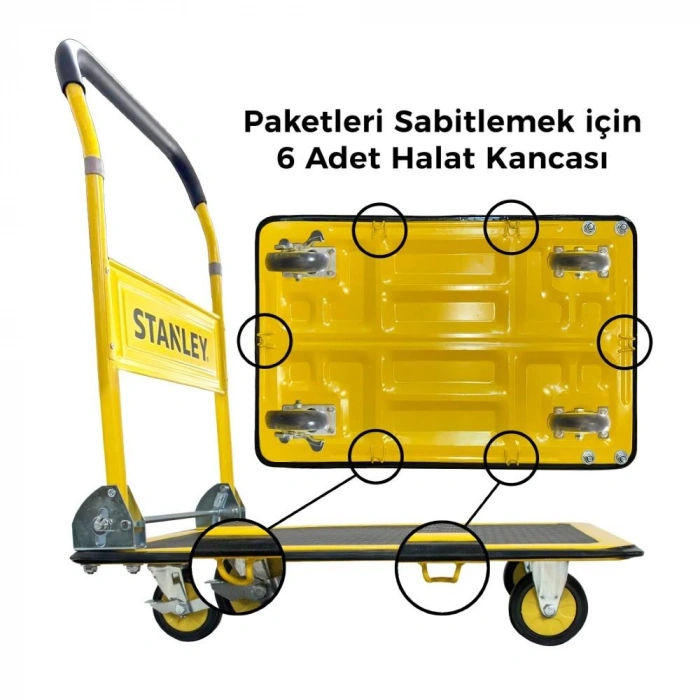 Stanley PC537 150Kg Profesyonel Paket Taşıma Arabası