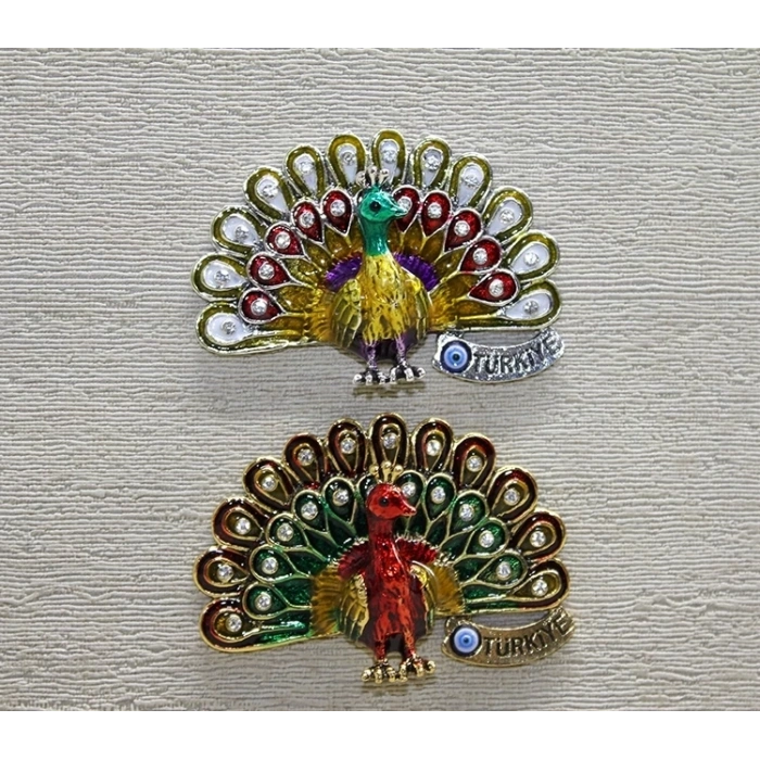 Swaroski Tavuskuşu Magnet Alk3852