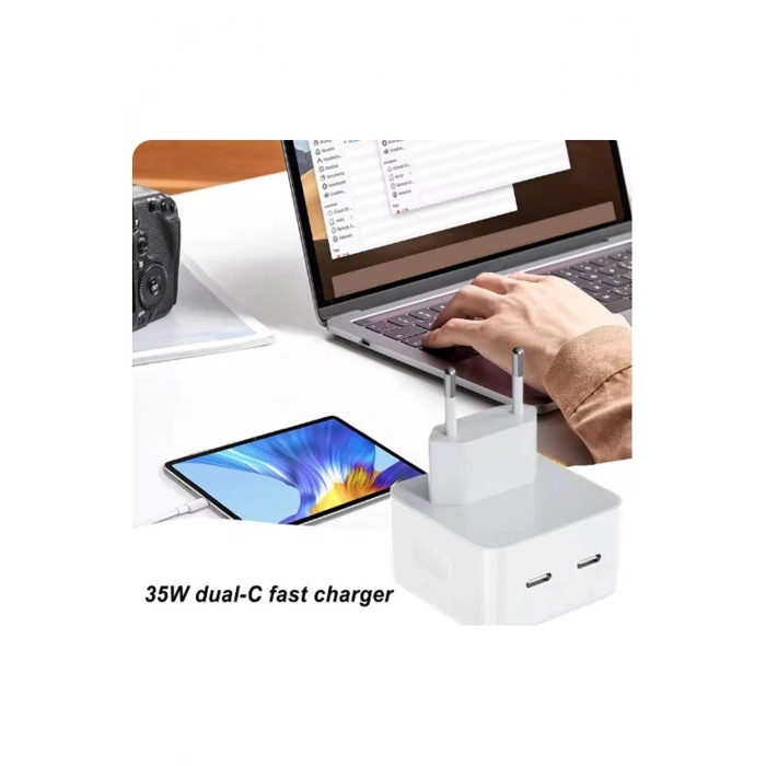 Usb Portu Hızlı Şarj Aleti Taşınabilir Pd 3.0 35w Cep Telefonu Şarj Adaptörü Usb-c Port