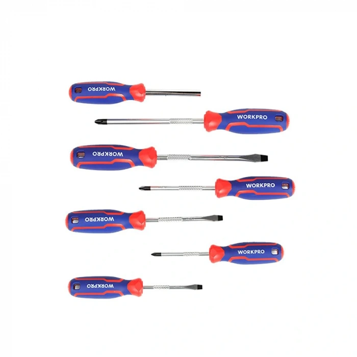 WORKPRO WP200518 56 Parça CR-V Manyetik Profesyonel Tornavida & Bits Uç Seti