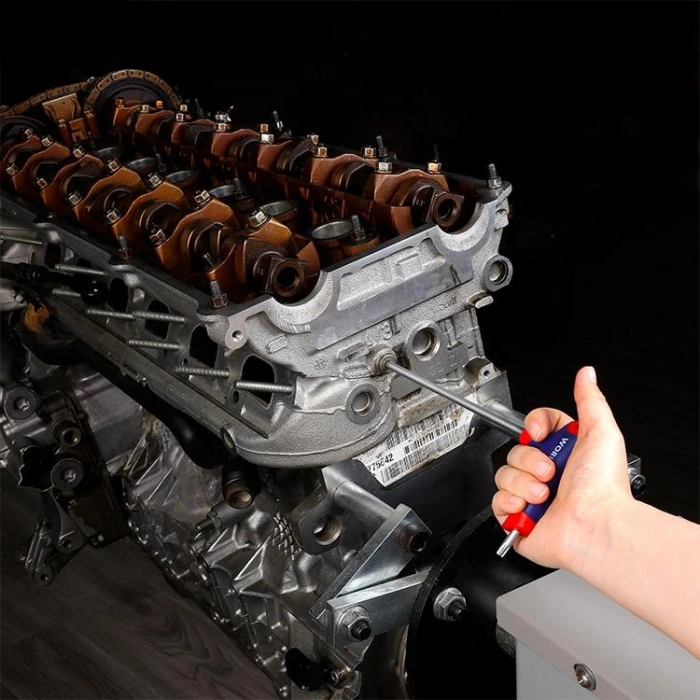 WORKPRO WP200543 8 Parça CR-V T Tipi Uzun Delikli Torx Profesyonel Allen Anahtar Takımı