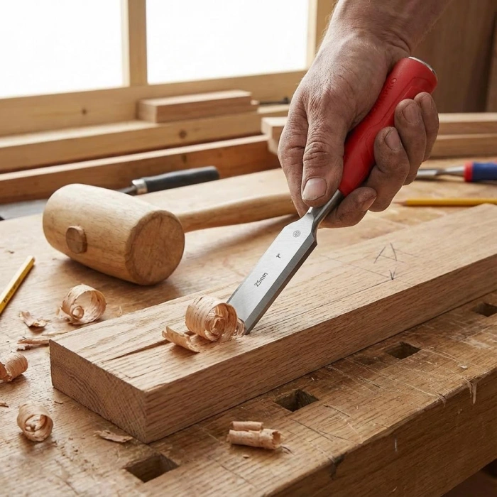 WORKPRO WP201300 12-19-25MM 3Lü Kısa Profesyonel İskarpela Seti