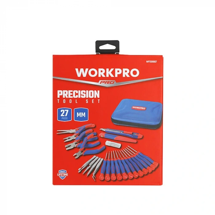 WORKPRO WP209007 27 Parça Profesyonel Hassas Tamir/Bakım Alet Seti