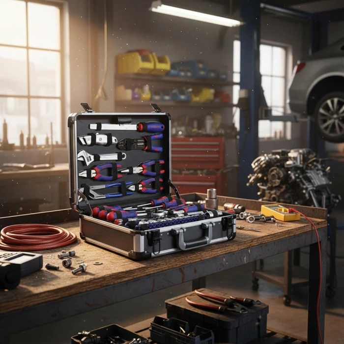 WORKPRO WP209100 297 Parça CR-V Profesyonel El Aleti Tamir Seti Tamir Bakım Çantası