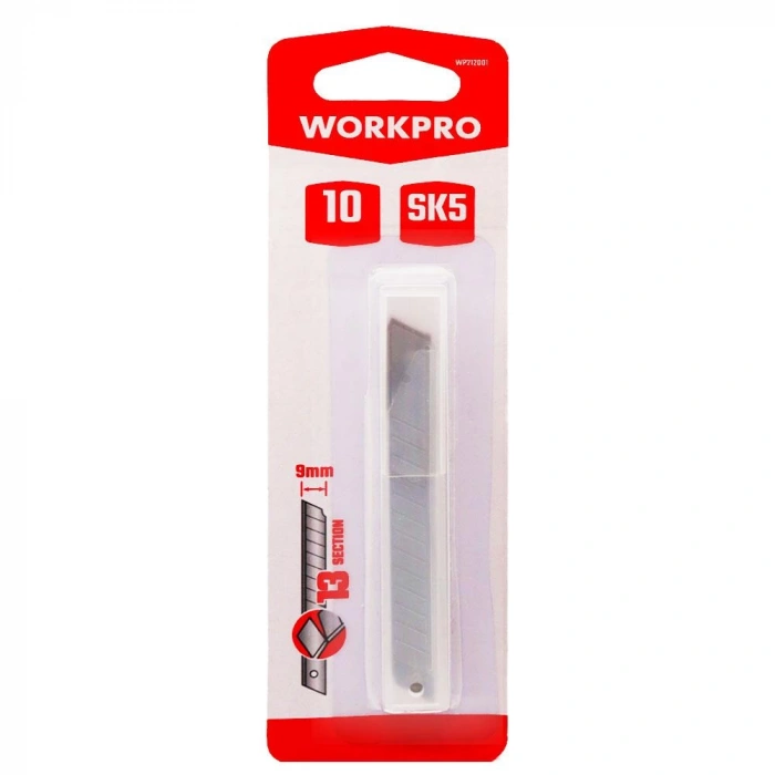 WORKPRO WP212001 9MM 10’Lu Maket Bıçağı Yedeği