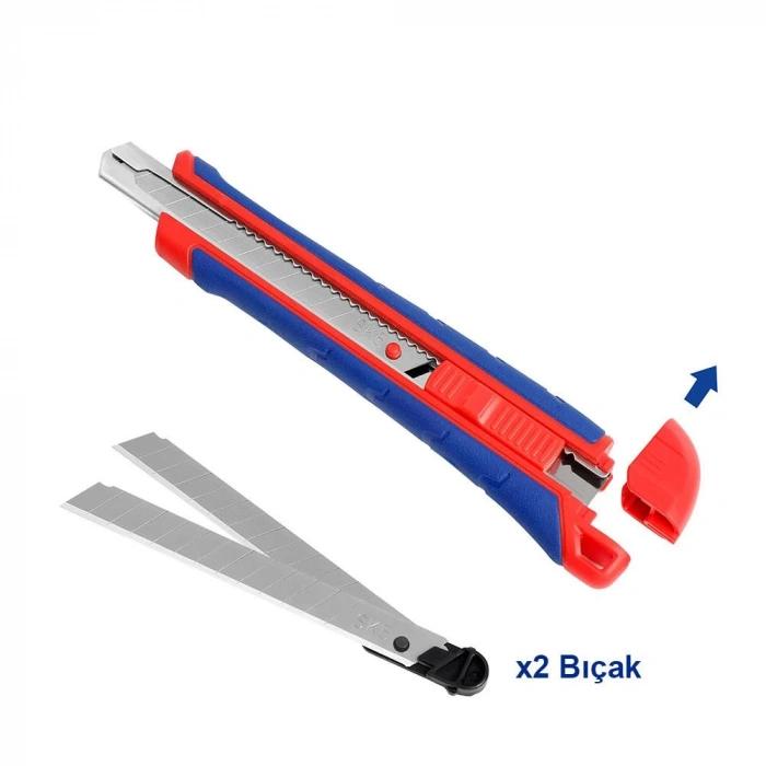 WORKPRO WP212008 9MM Ağır Hizmet Paslanmaz Çelik Kasa Maket Bıçağı