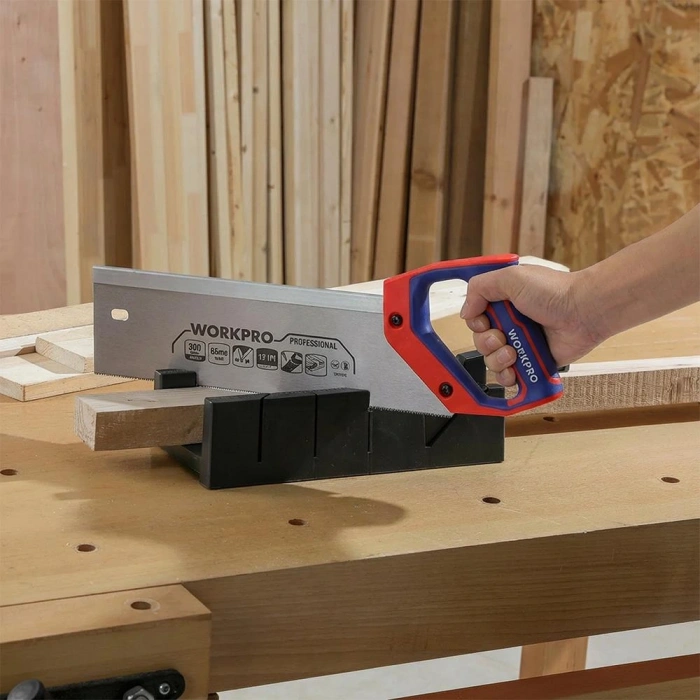 WORKPRO WP215015 350mm 65Mn 12 TPI Ağır Hizmet Şevli El Testeresi