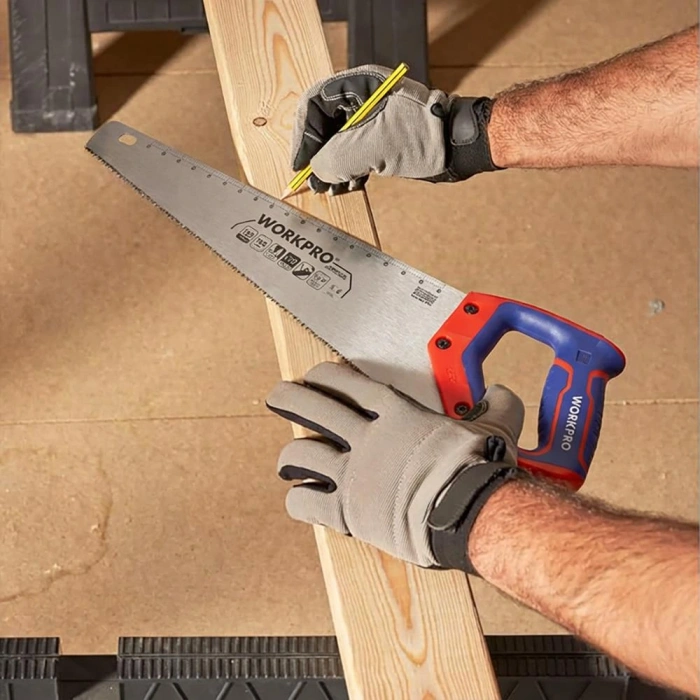 WORKPRO WP215035 350mm SK5 7 TPI Ağır Hizmet Tipi El Testeresi