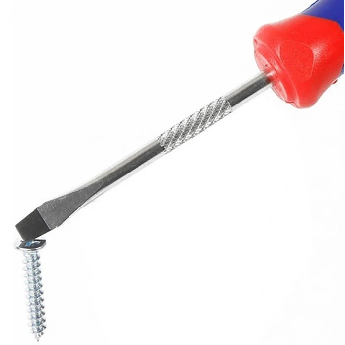 WORKPRO WP221016 5.5x100mm CR-V Manyetik Profesyonel Düz Tornavida