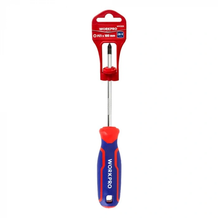 WORKPRO WP221036 PZ1x100mm CR-V Manyetik Profesyonel Yıldız Tornavida