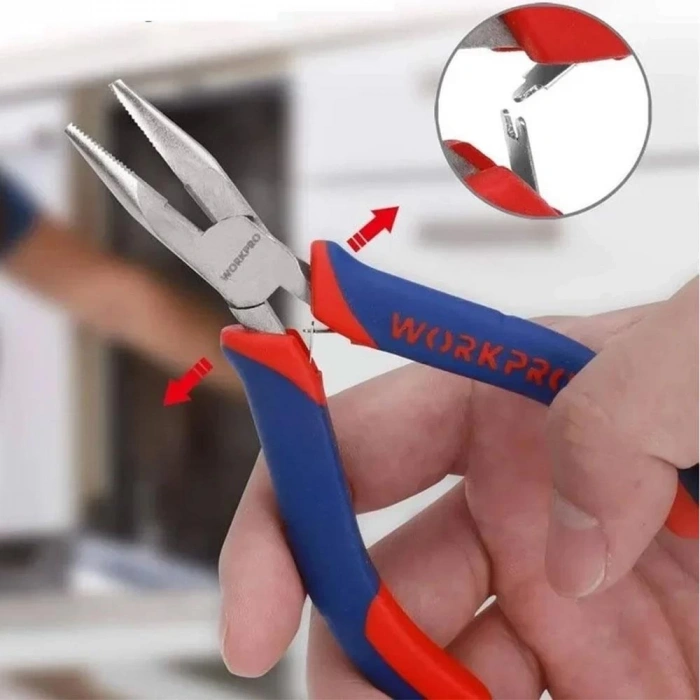 WORKPRO WP231095 125MM CR-V Elektronikçi Profesyonel Mini Kargaburnu