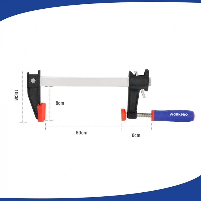 WORKPRO WP232033 60cm Döküm Profesyonel Marangoz İşkence