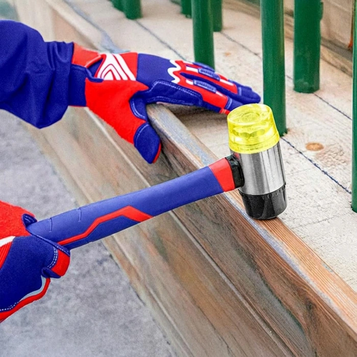 WORKPRO WP241036 40mm Fiberglas Saplı Çift Başlı Hassas Lastik Çekiç
