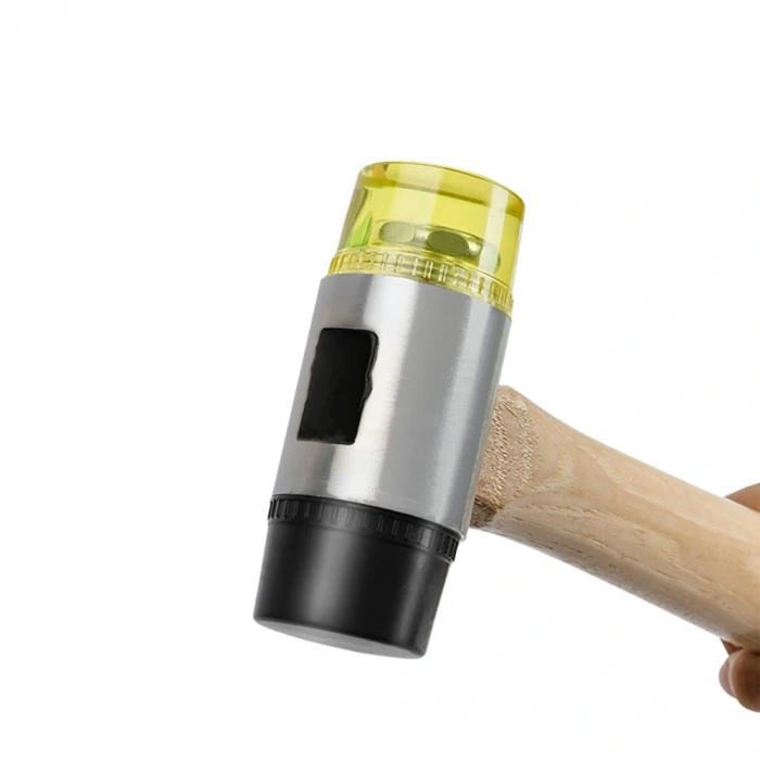 WORKPRO WP241050 35mm Ahşap Saplı Çift Başlı Hassas Lastik Çekiç