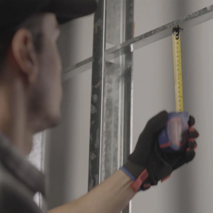 WORKPRO WP261040 3Mx16mm Naylon Kaplama Sarı Çift Taraflı Manyetik Çelik Şerit Metre