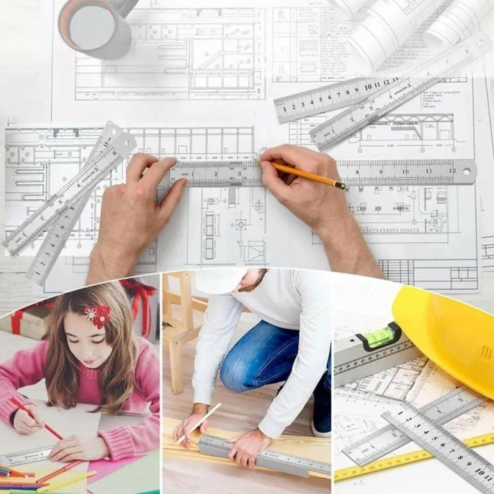 WORKPRO WP265002 60CM/24’’ Paslanmaz Çelik Cetvel