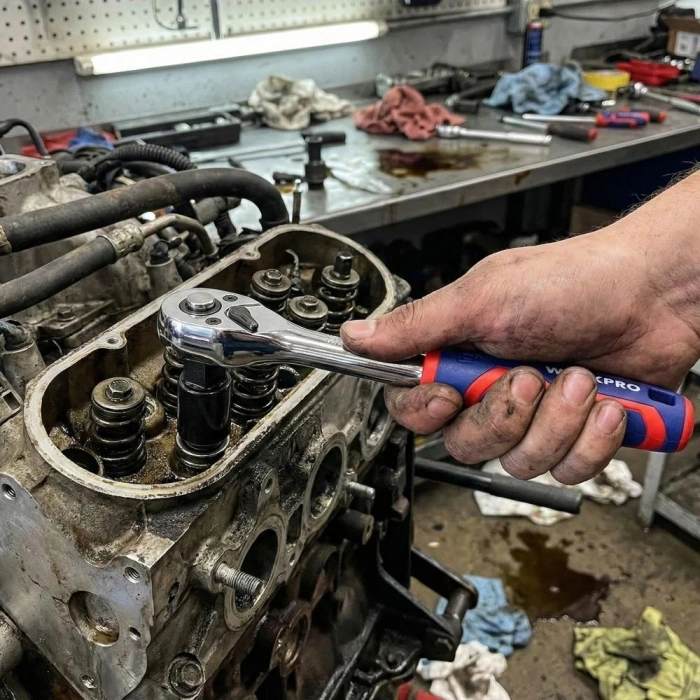 WORKPRO WP271008 3/8’’ Cr-V Profesyonel Cırcır Lokma Kolu