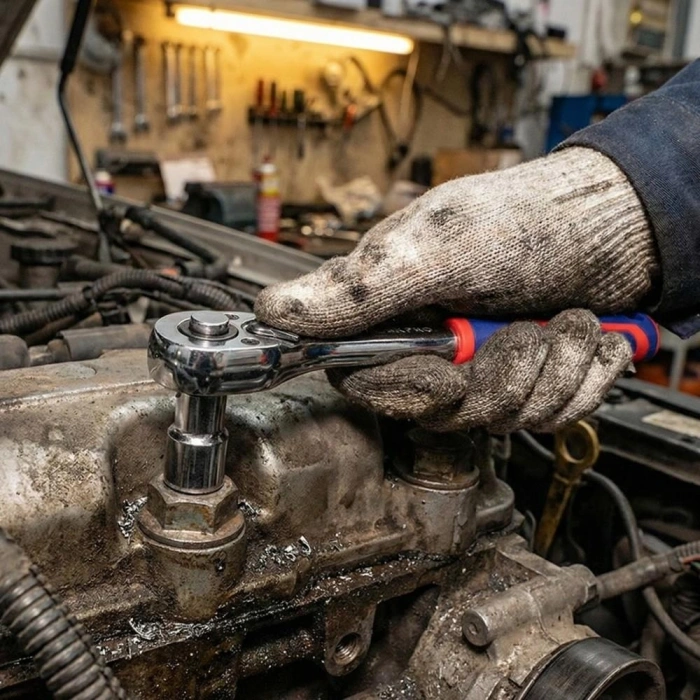 WORKPRO WP271009 1/2’ Cr-V Profesyonel Cırcır Lokma Kolu