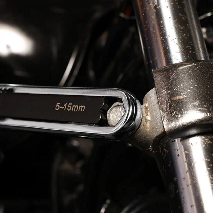 WORKPRO WP272016 5/27mm CR-V Üniversal Ayarlanabilir Çift Başlı Anahtar