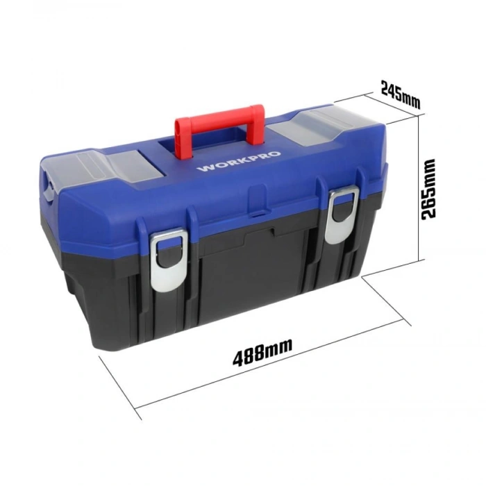 WORKPRO WP283017 19’’ Metal Kilitli Plastik Takım Çantası