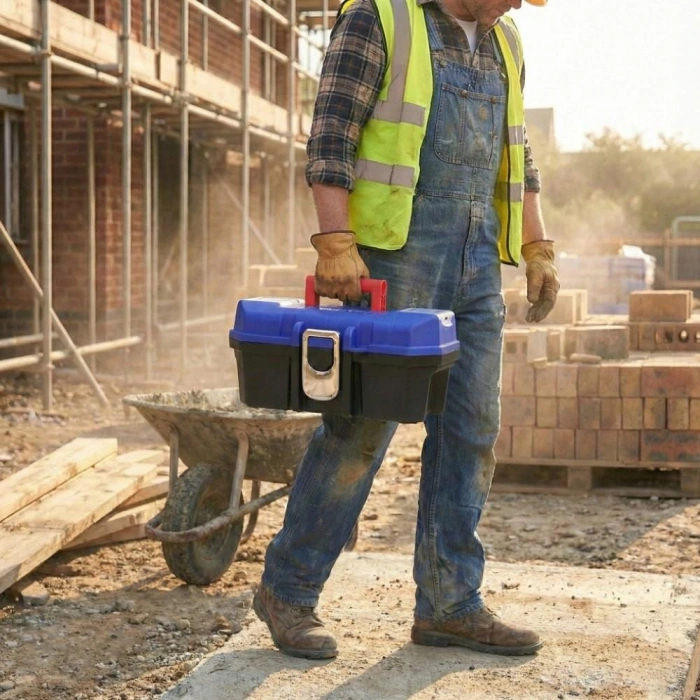 WORKPRO WP283021 13’’ Metal Kilitli Plastik Takım Çantası