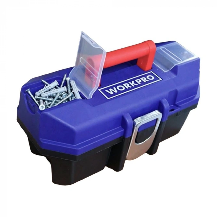 WORKPRO WP283021 13’’ Metal Kilitli Plastik Takım Çantası