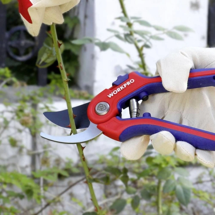 WORKPRO WP332009 Profesyonel Bağ Bahçe Dal Budama Makası