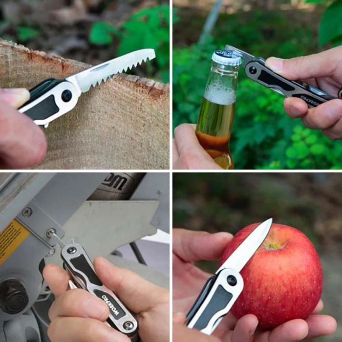 WORKPRO WP382009 15 IN 1 Çok Fonksiyonlu Profesyonel Pense Seti + Taşıma Kılıfı