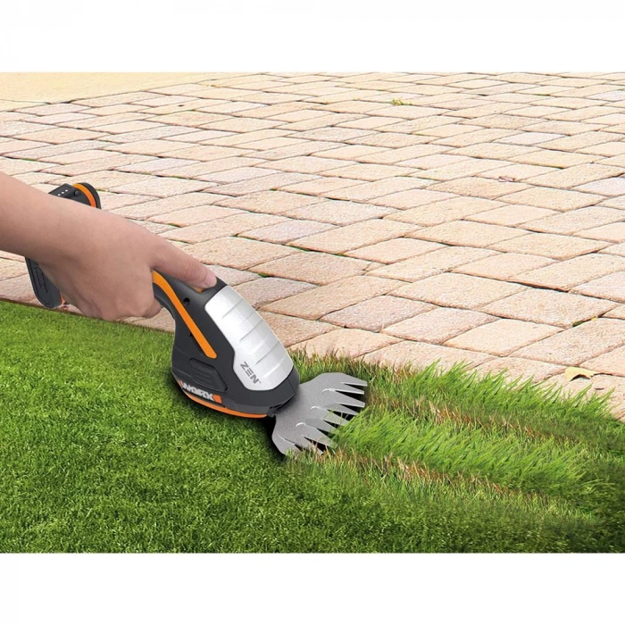 WORX WG801E.5 20Volt 2.0Ah. Li-ion Şarjlı Profesyonel Avuç İçi Çim Kesme, Çit Budama/Çapalama