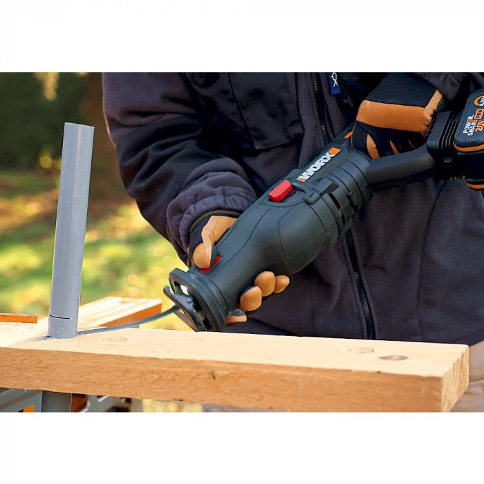 WORX WX516 20Volt 4.0Ah. Li-ion Kömürsüz Profesyonel Tilki Kuyruğu Testere