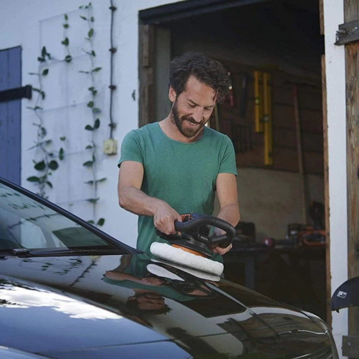 WORX WX856.9 20Volt 254MM Şarjlı Orbital Polisaj Makinesi (Akü Dahil Değildir)