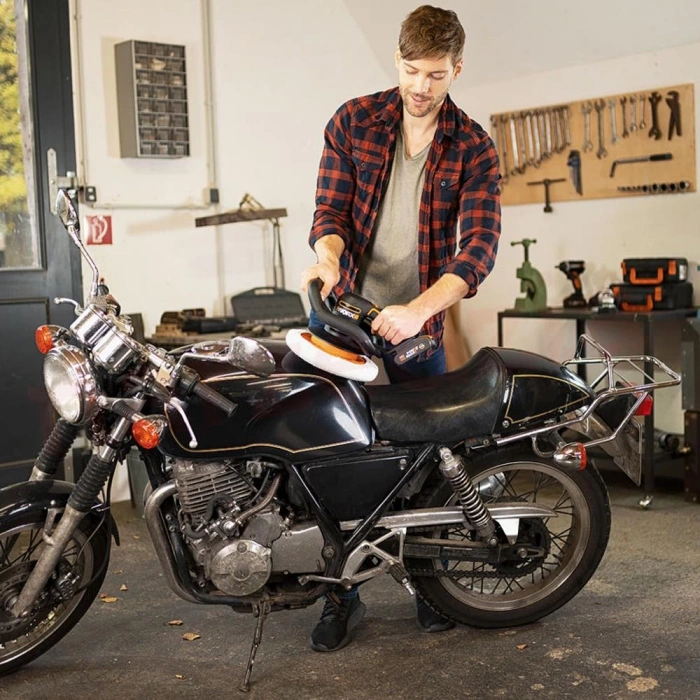 WORX WX856.9 20Volt 254MM Şarjlı Orbital Polisaj Makinesi (Akü Dahil Değildir)