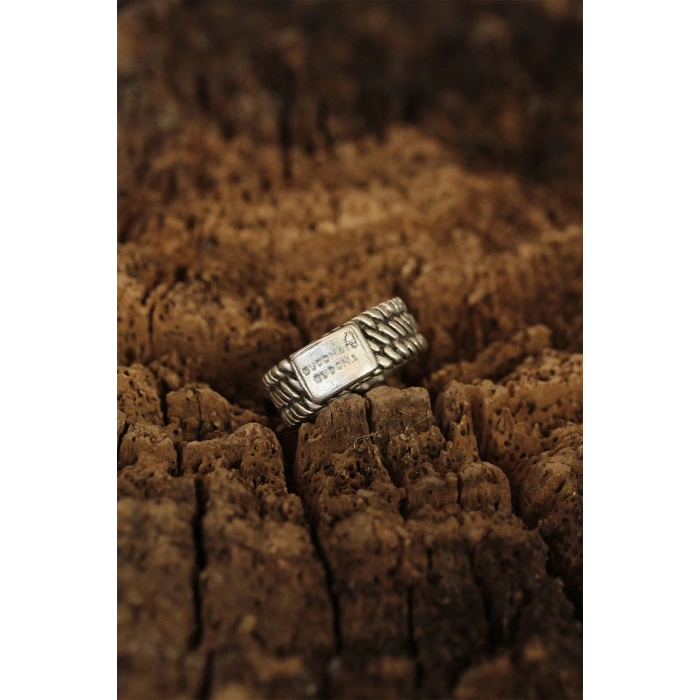 Yazılı Ayarlanabilir Erkek Yüzük