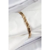316L Çelik Arpa Model Gold Renk Kadın Bilekik