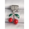 316L Çelik Gümüş Renk Kiraz Model Nomination Charm