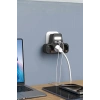 Akım Korumalı Priz Gece Lambalı 3’lü Priz 2xusb 2xtype-c Çıkışlı Grup Priz Çoğaltıcı