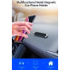 Jx-007 Gümüş Çok Amaçlı Magnetic Car Holder Araç İçi Telefon Tutucu