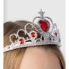 Kalp Taşlı Kırmızı Renk Karlar Ülkesi Elsa Anna Frozen Tacı