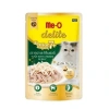 Meo Delite Ton Balıklı ve Tavuklu Pouch Yaşlı Konserve Kedi Maması 1 Adet 70 Gr