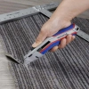 WORKPRO WP213015 Ağır Hizmet Alüminyum Gövde Otomatik Geri Çekilebilir Rötuş Maket Bıçağı + 5 Adet Yedek Bıçak