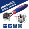 WORKPRO WP272063 7-22mm CR-V Profesyonel Ayarlanabilir 200mm Cırcır Anahtar