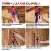 WORKPRO WP289036 47-75cm 70Kg Teleskobik Mandallı Ayarlanabilir 2’Li Çelik Destek Direği + Taşıma Çantası