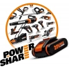 WORX WX380.9C 20Volt 2.0Ah. 2.2J Li-ion Tek Akülü Şarjlı Profesyonel SDS-Plus Pnömatik Kırıcı/Delici