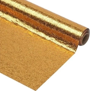 10 Metre Kendinden Yapışkanlı Silinebilir Mutfak Tezgah Üstü Sticker Folyo Gold Renk (4767)