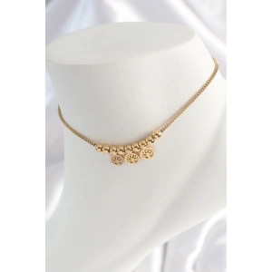 316L Çelik Gold Renk Yaşam Ağacı Figür Kadın HalHal