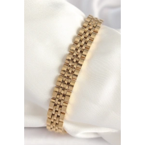 316L Çelik Gold Renk Zincir Model Erkek Bileklik