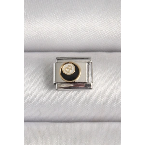 316L Çelik Gümüş Renk 8 Ball İşlemeli Nomination Charm