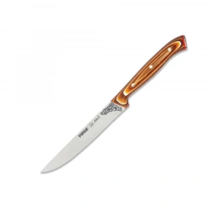 32042 Elite Sebze Bıçağı 12 Cm - Kahverengi Perçinli Kompozit Sap