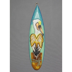 Ahşap Duvara Asmalı Sörf Tahtası 3okas-20